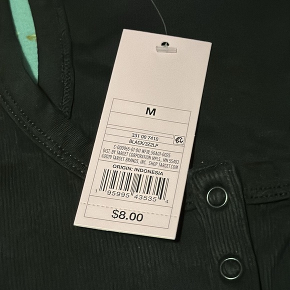 Wild Fable _black button up tank top, medium size. New with tags. Summer wear 💦 - Picture 5 of 5